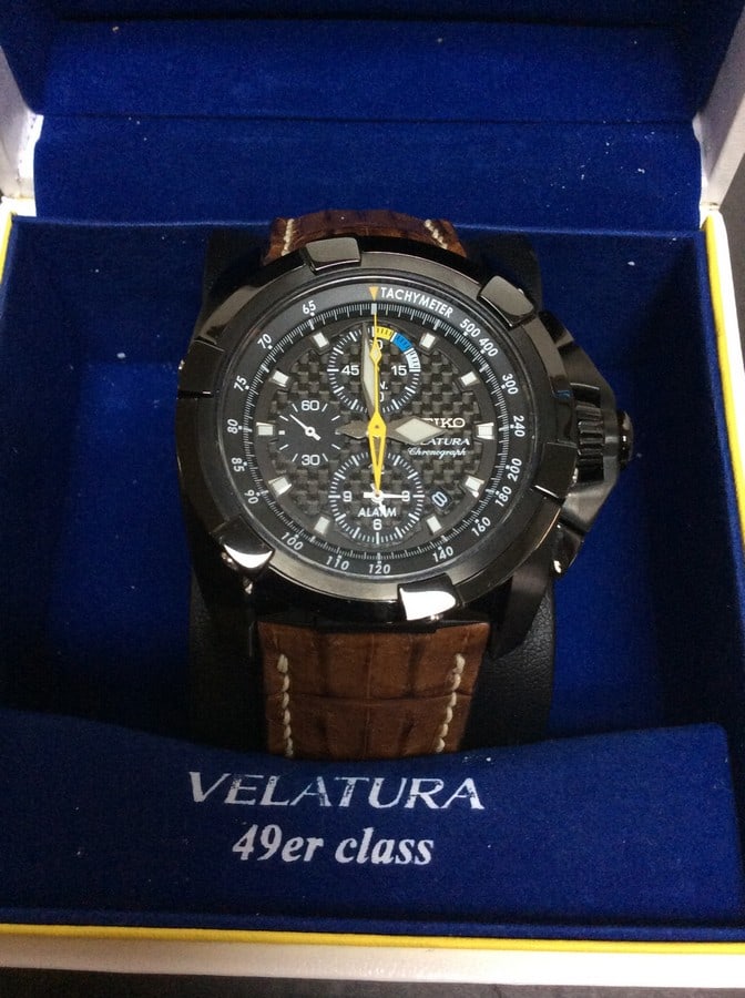 Seiko Velatura 49er Class Chronograph 47mm water resistant to 100mm (1 of 4)
