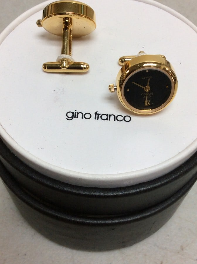 Gino Franco wristwatch cufflinks: Gino Franco wristwatch cufflinks