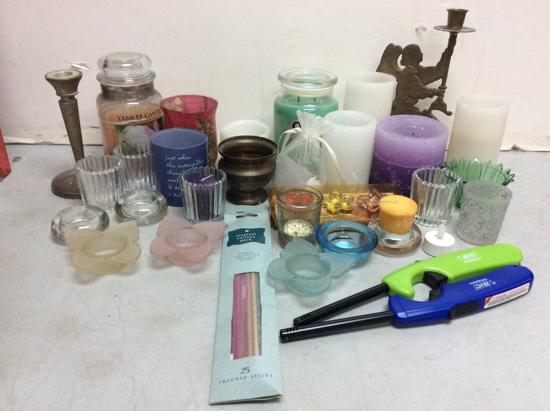 Candle Holders(10in), Grill Lighters, Candles, and more: Candle Holders(10in), Grill Lighters, Candles, and more