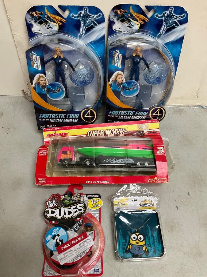 Minions Necklace, Super Movers Diecast Metal Model, Fantastic Four Action Figures and more (1 of 1)