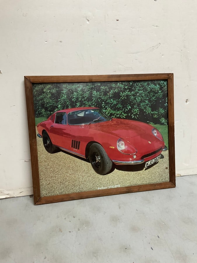 Framed Car Photograph (17.5inx21.5in) (1 of 1)