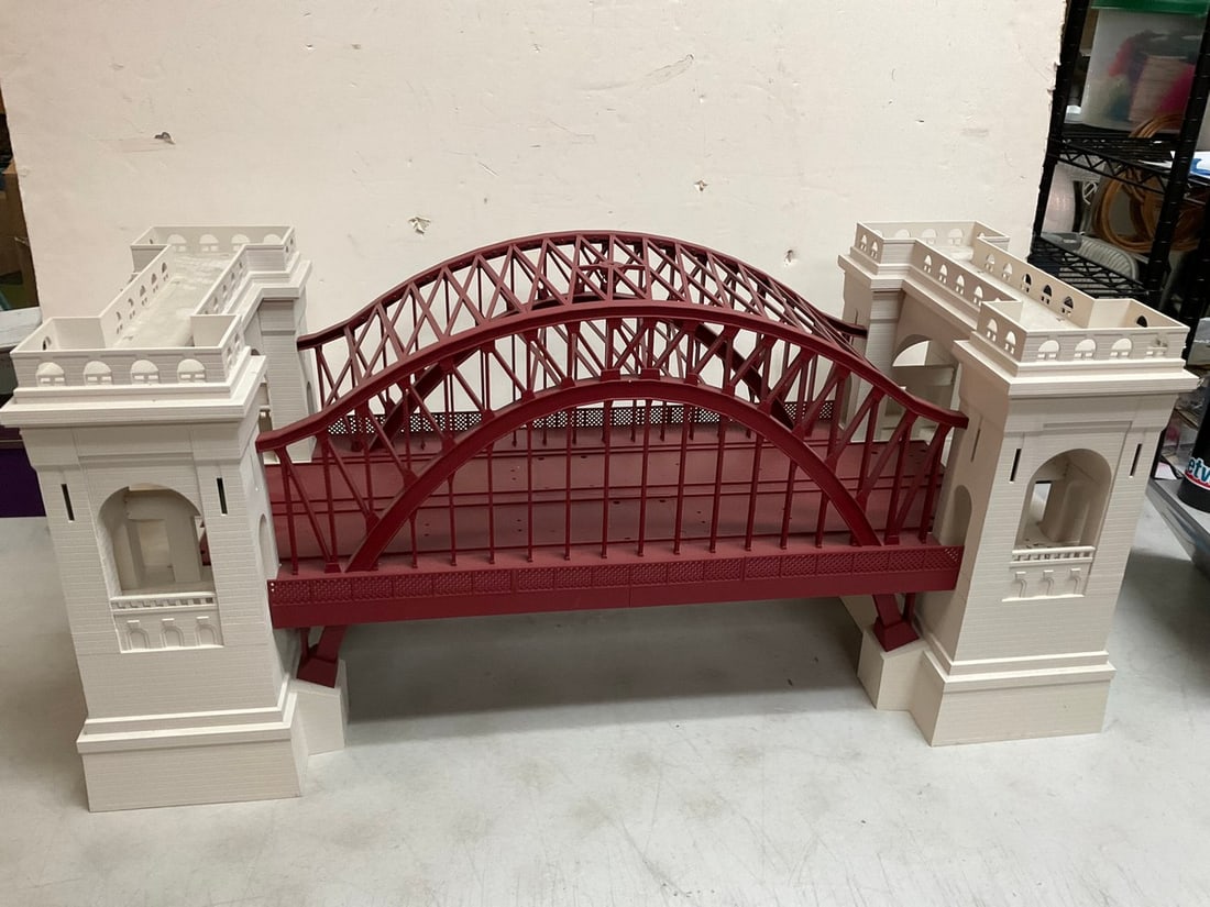 Vintage bridge toy(34.5in.x15in.x15.5in.): Vintage bridge toy(34.5in.x15in.x15.5in.)