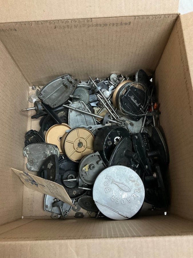 Vintage fishing reel parts: Vintage fishing reel parts