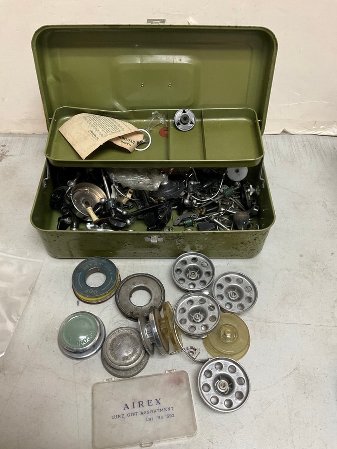 Vintage fishing reel parts/supplies: Vintage fishing reel parts/supplies