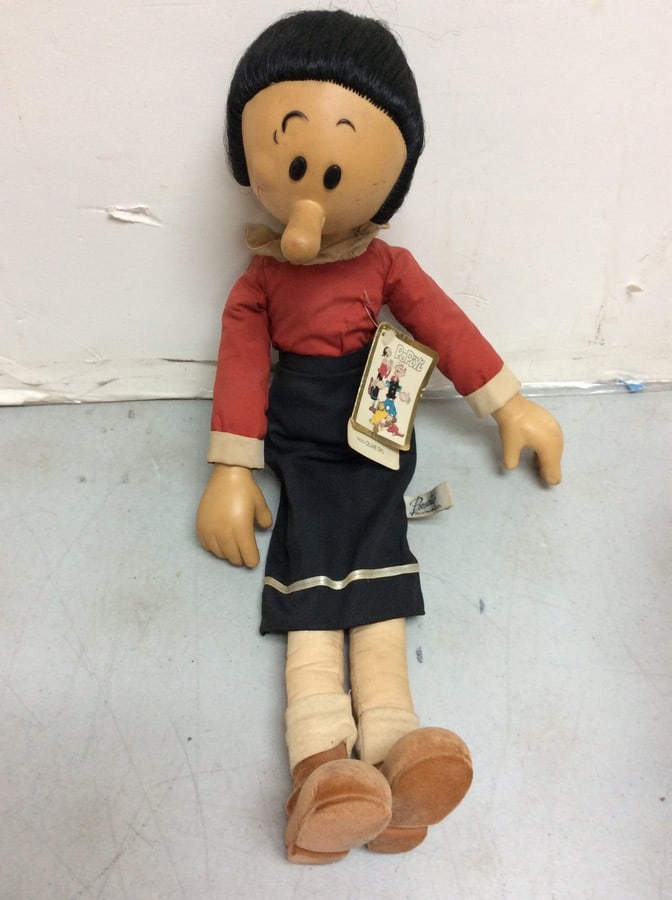 Vintage Popeyes Olive Oyl Doll: Vintage Popeyes Olive Oyl Doll