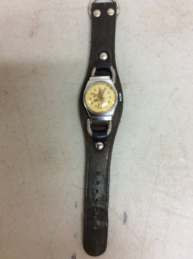 Mary Marvel Vintage Fawcett 1948 Wristwatch (7.75in long): Mary Marvel Vintage Fawcett 1948 Wristwatch (7.75in long)
