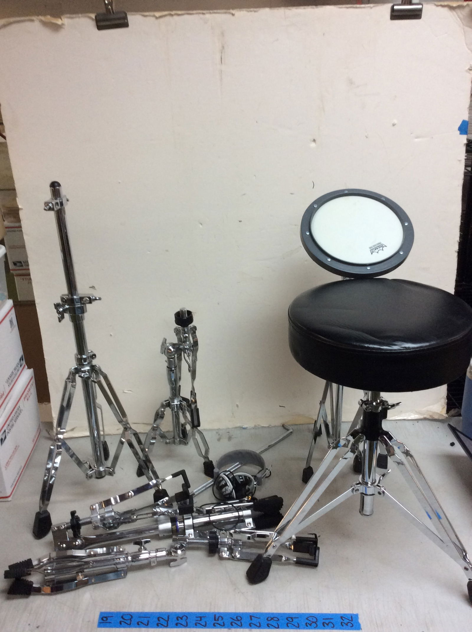 MP drum seat and drum stands(31.5in.tallest) (1 of 1)