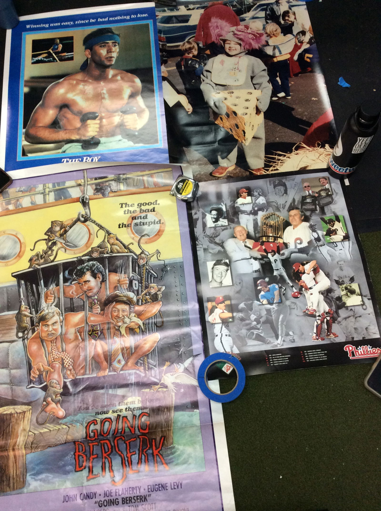 The Boy in Blue movie poster(rated R), Going Berserk movie poster(rated R), and more(largest: The Boy in Blue movie poster(rated R), Going Berserk movie poster(rated R), and more(largest 27in.x40.5in.)