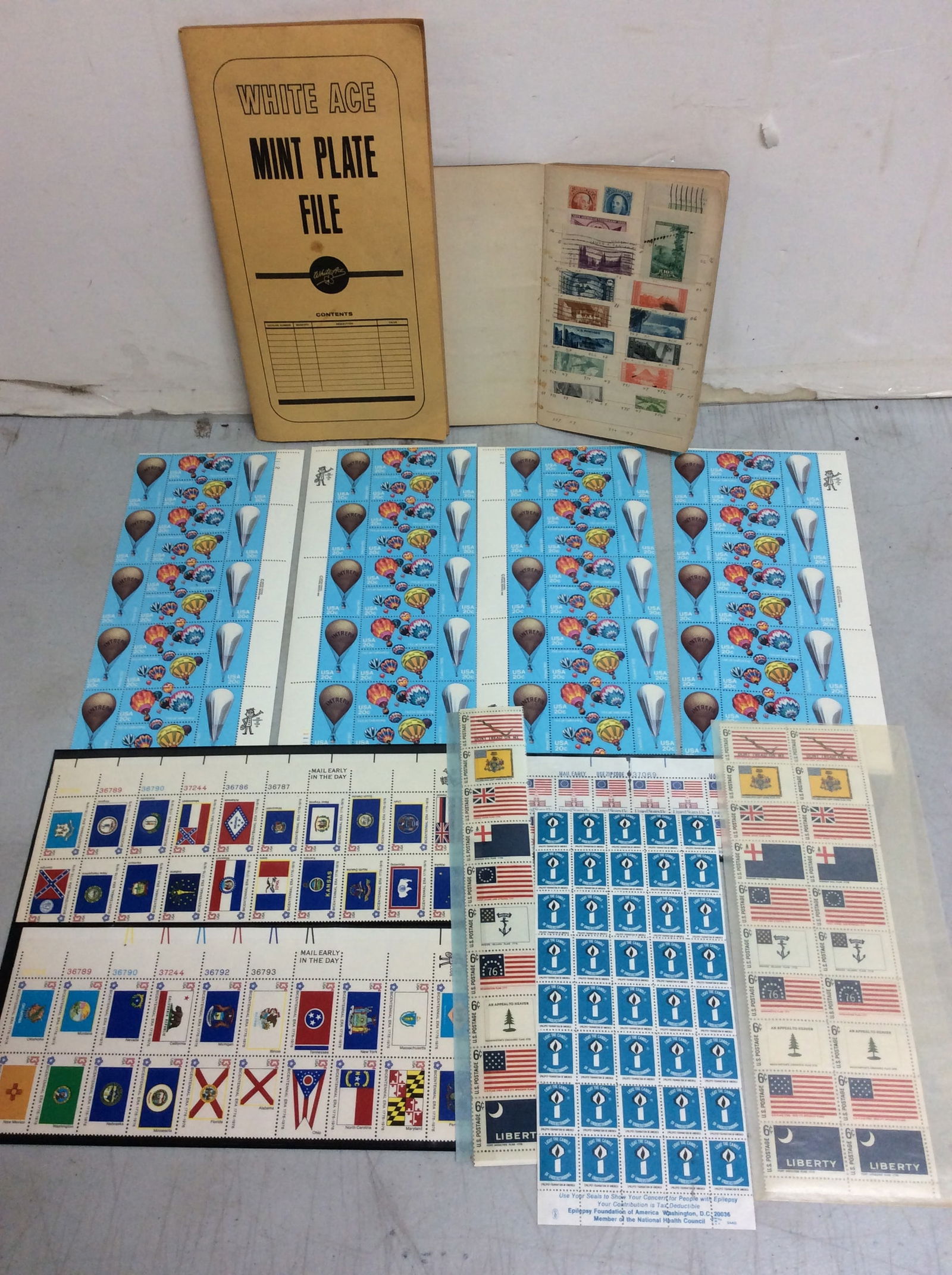 Collectible stamp sheets and stamp book (1 of 1)