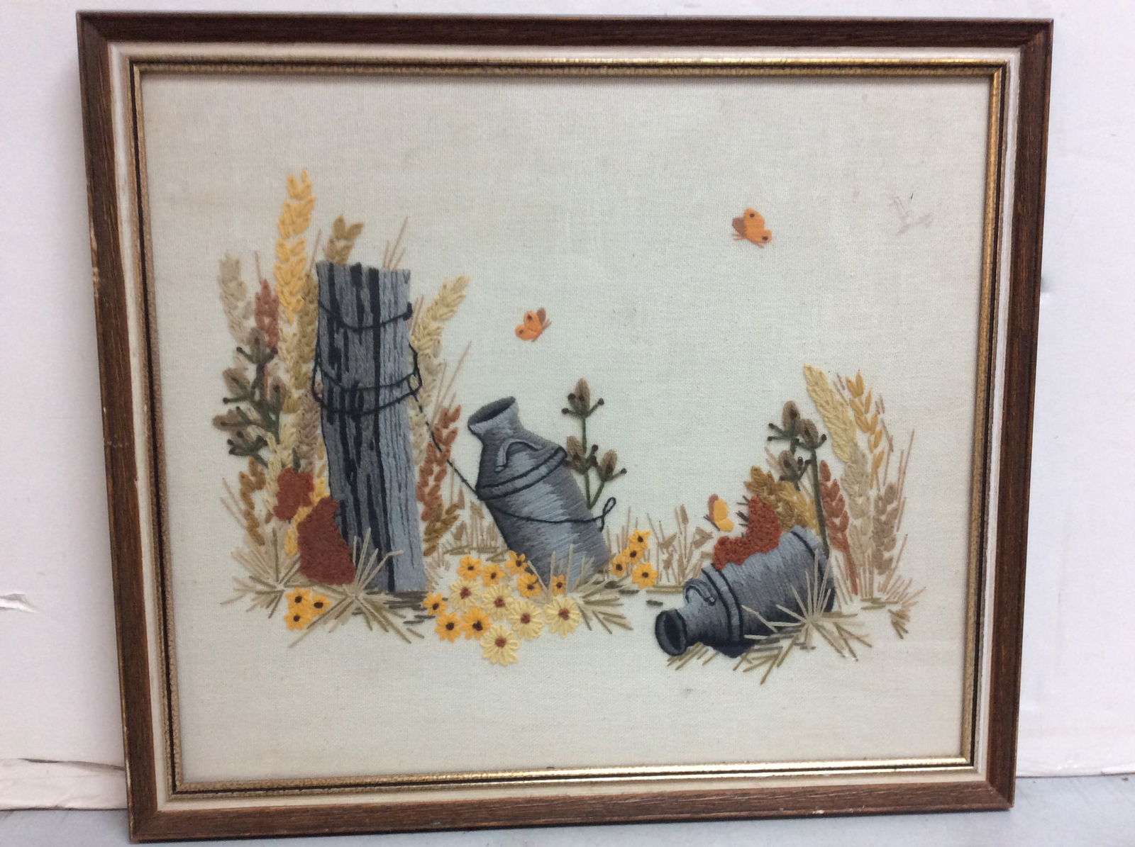 Framed Stitchwork (18.75inx21.5in) (1 of 1)