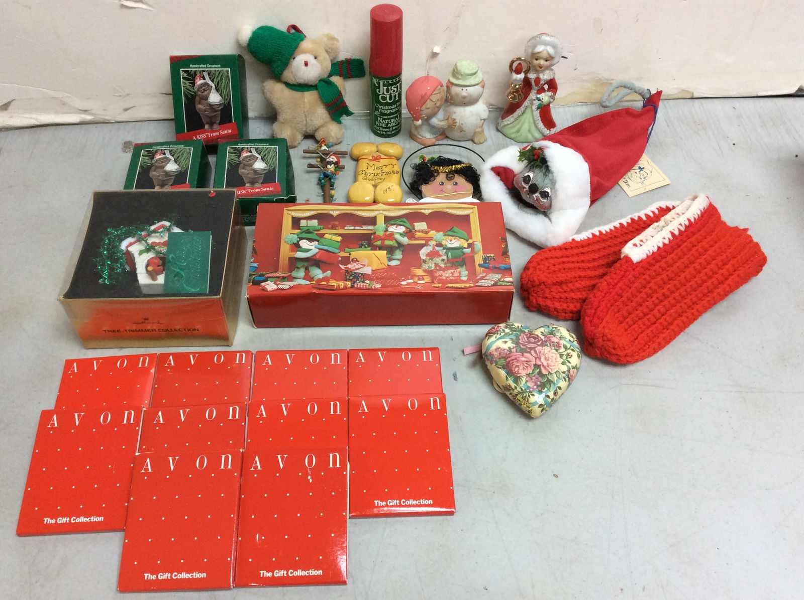 Various Christmas ornaments and decor(Avon, Hallmark, and more) (1 of 1)