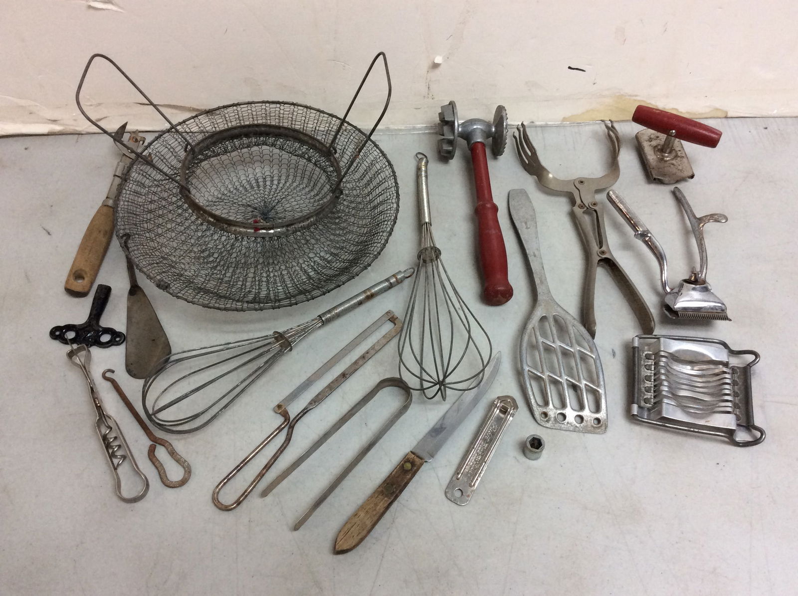Vintage utensils(whisk, egg slicer, Top-off bottle opener, and more) (1 of 1)