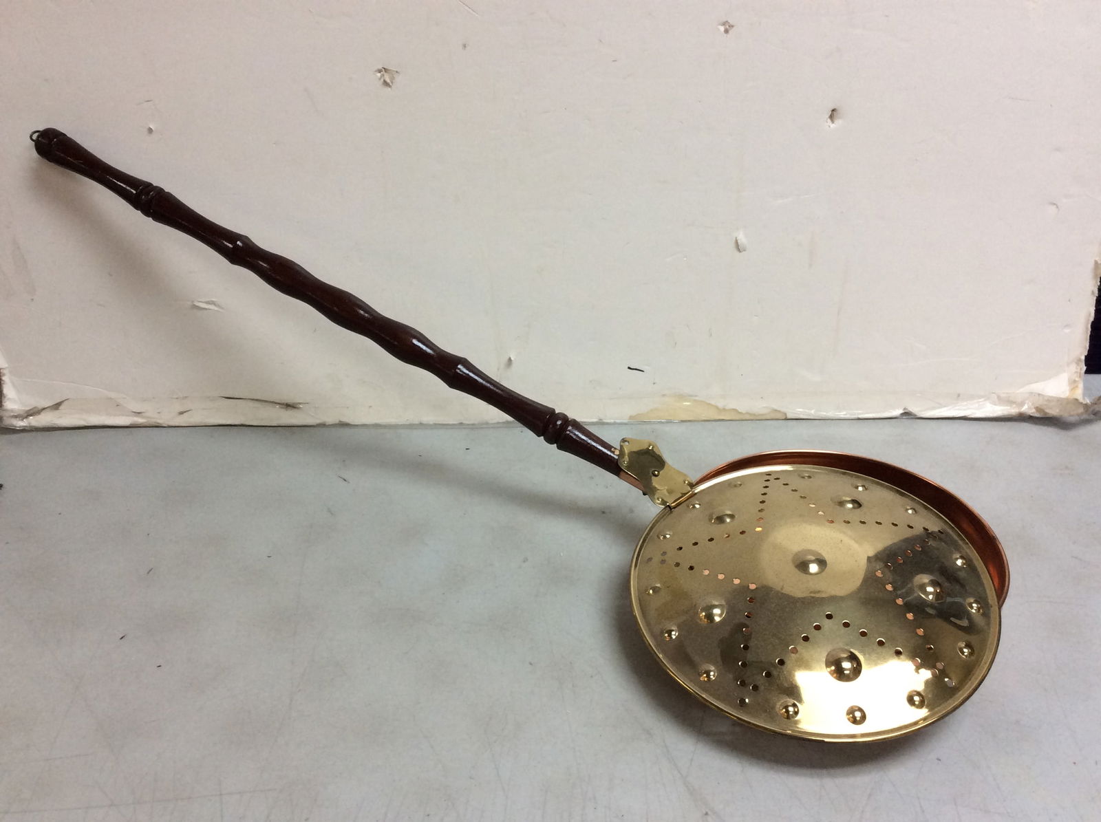 Antique copper bedpan(38in.long) (1 of 1)