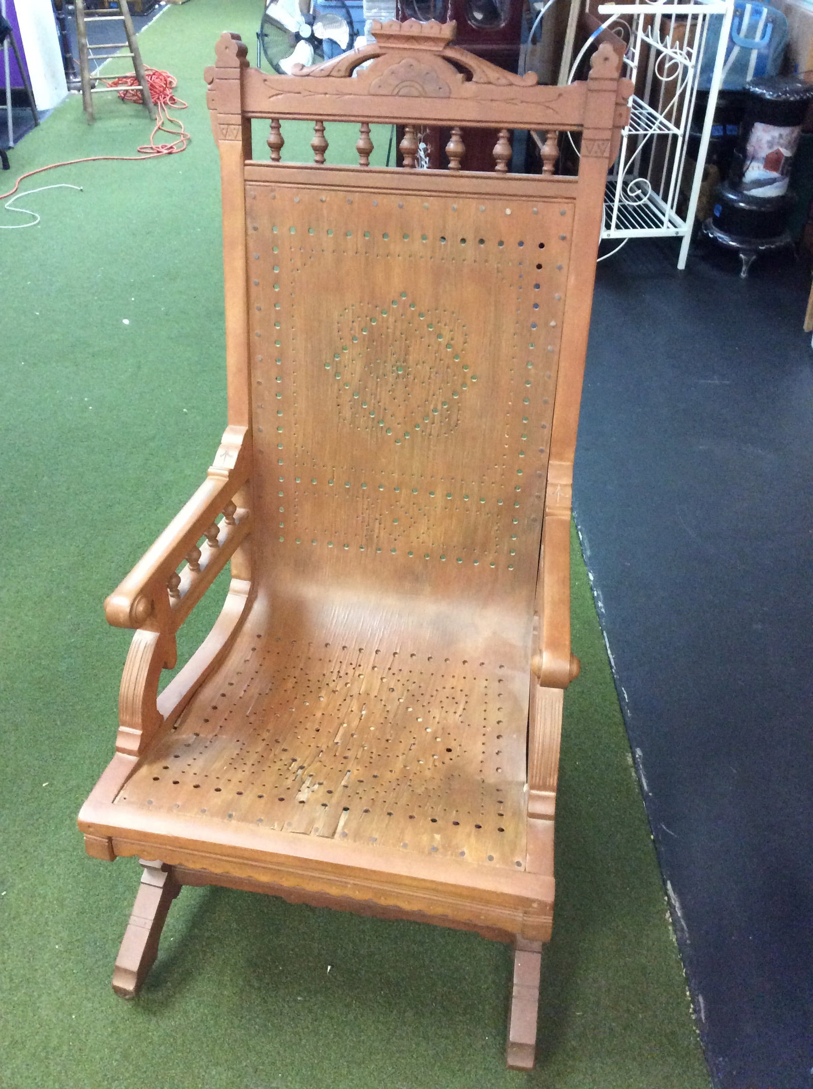 Antique rocker(44in.tall): Antique rocker(44in.tall)