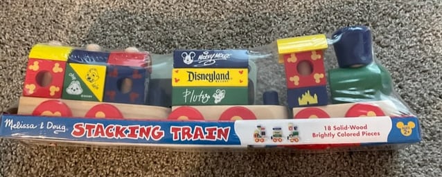 Melissa and Doug Disney Stacking Train 18 solid-wood sealed: Melissa and Doug Disney Stacking Train 18 solid-wood sealed