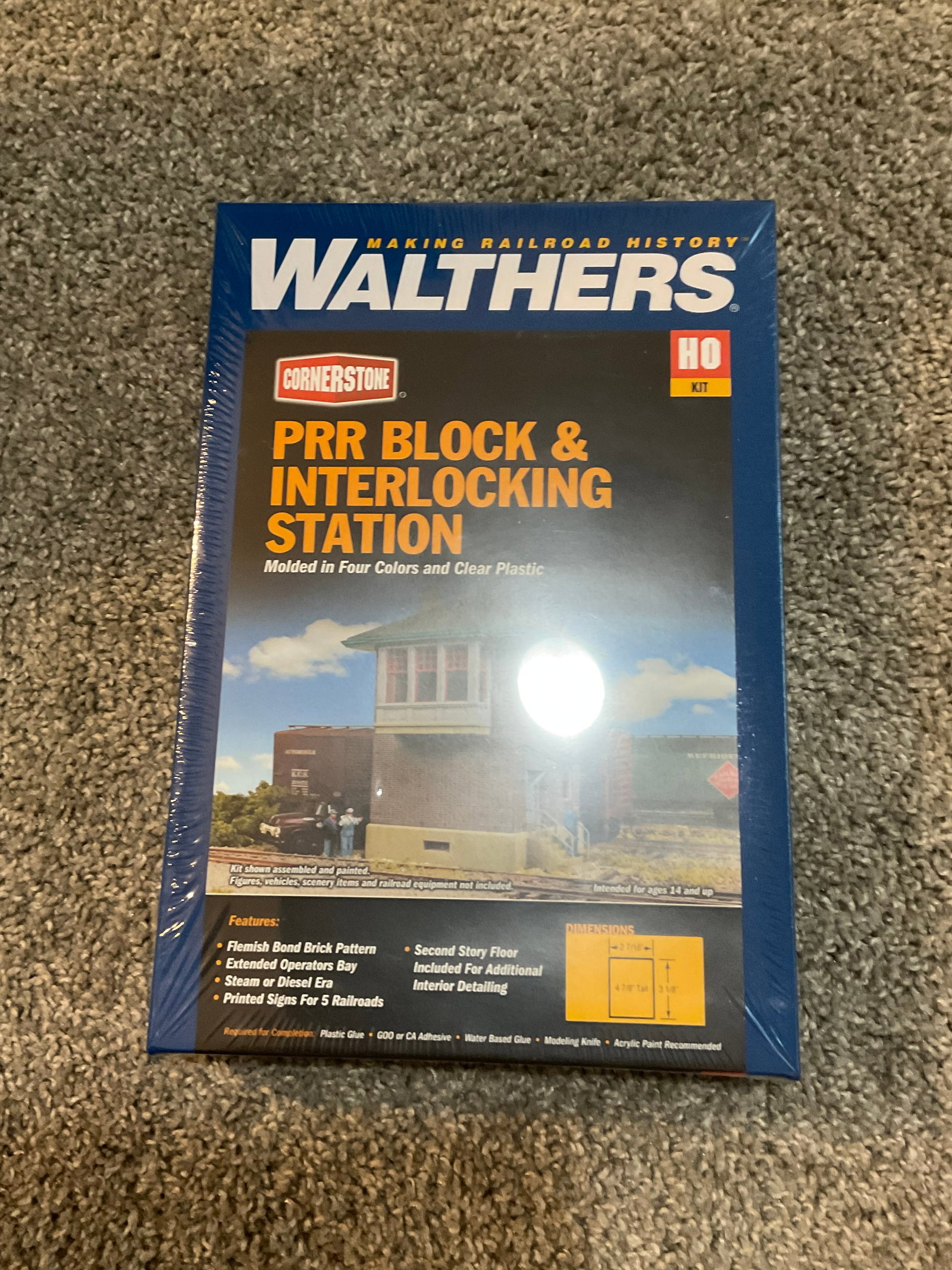 Walter's Cornerstone PRR Block and Inerlocking Station Brand New: Walter's Cornerstone PRR Block and Inerlocking Station Brand New