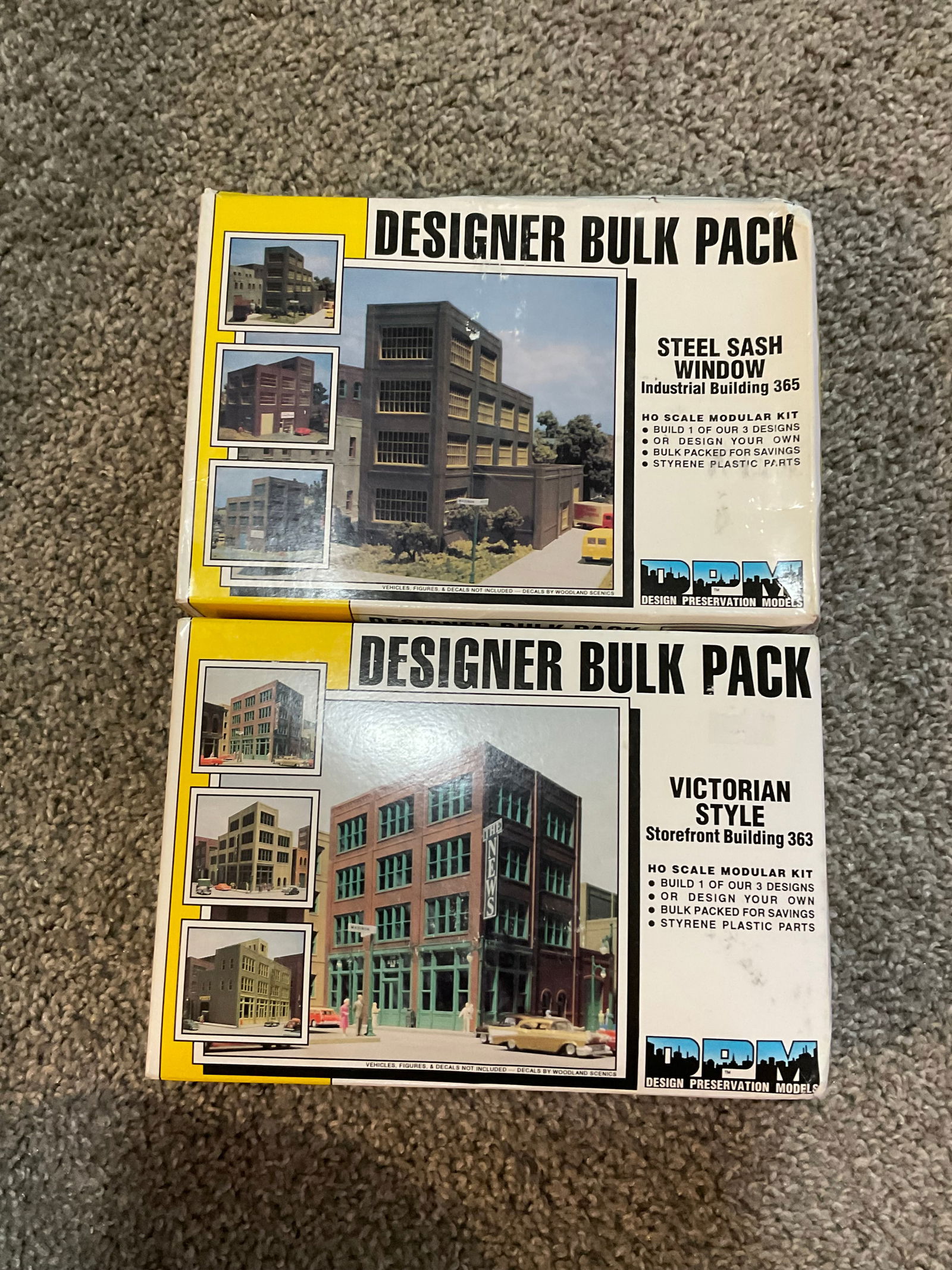 Lot of 2 design Preservation Steel Sash Window Ho scale kit brand new in box (1 of 1)