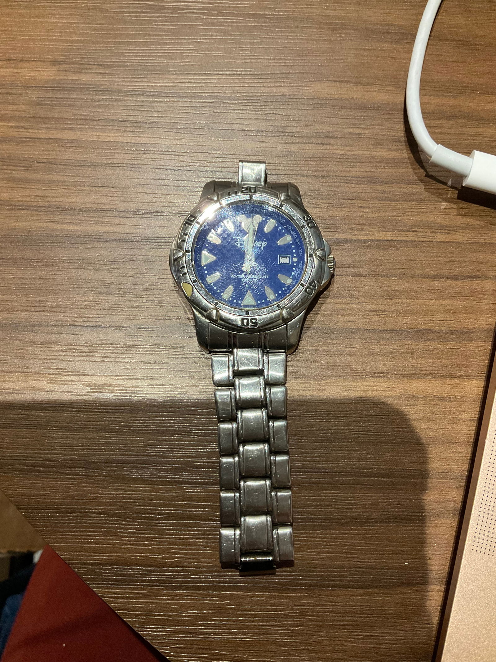 Disney Mens TimeWorks Mickey Ears Tachymeter Diver Watch (1 of 1)