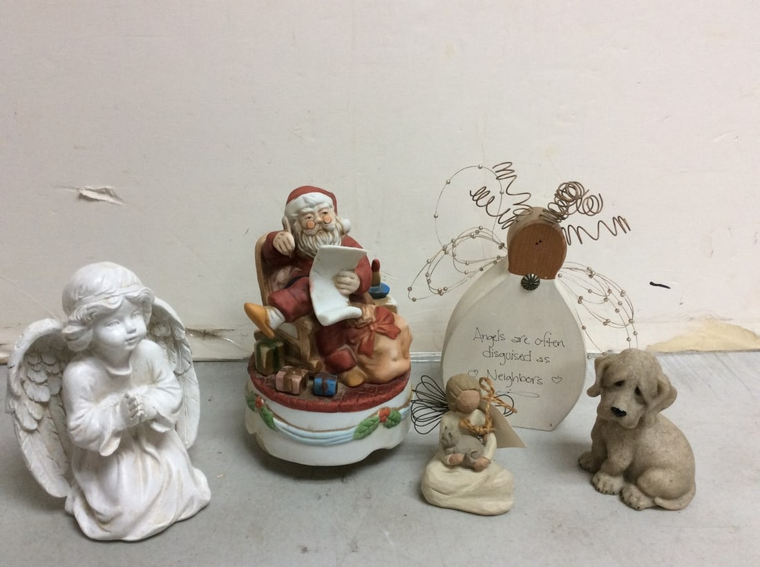 Willow tree and more figures(tallest 6.5in.): Willow tree and more figures(tallest 6.5in.)