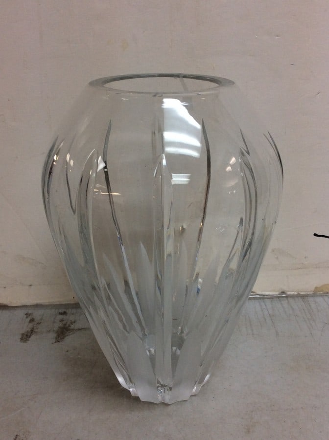 Royal Doulton cut glass vase(Carnegie signed-9.5in.tall) (1 of 1)