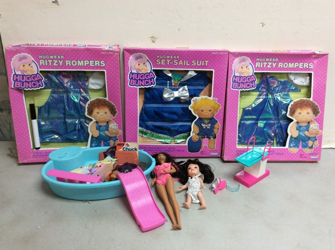 Huggabunch Hugwear Ritzy Rompers and Set-Sail-Suit, Dolls,: Huggabunch Hugwear Ritzy Rompers and Set-Sail-Suit, Dolls,