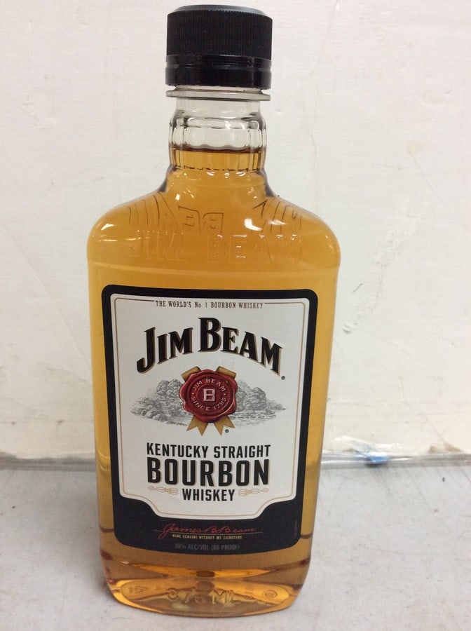 Jim Beam Kentucky Straight Bourbon Whiskey(375mL) (1 of 1)