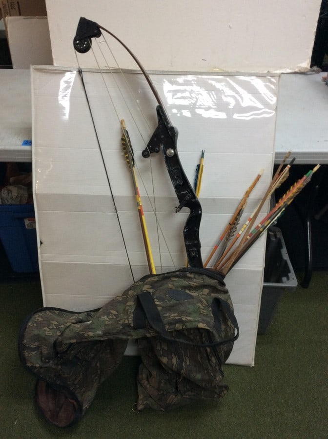 Compound Bow and Arrows with Case (52in Tall) (1 of 1)