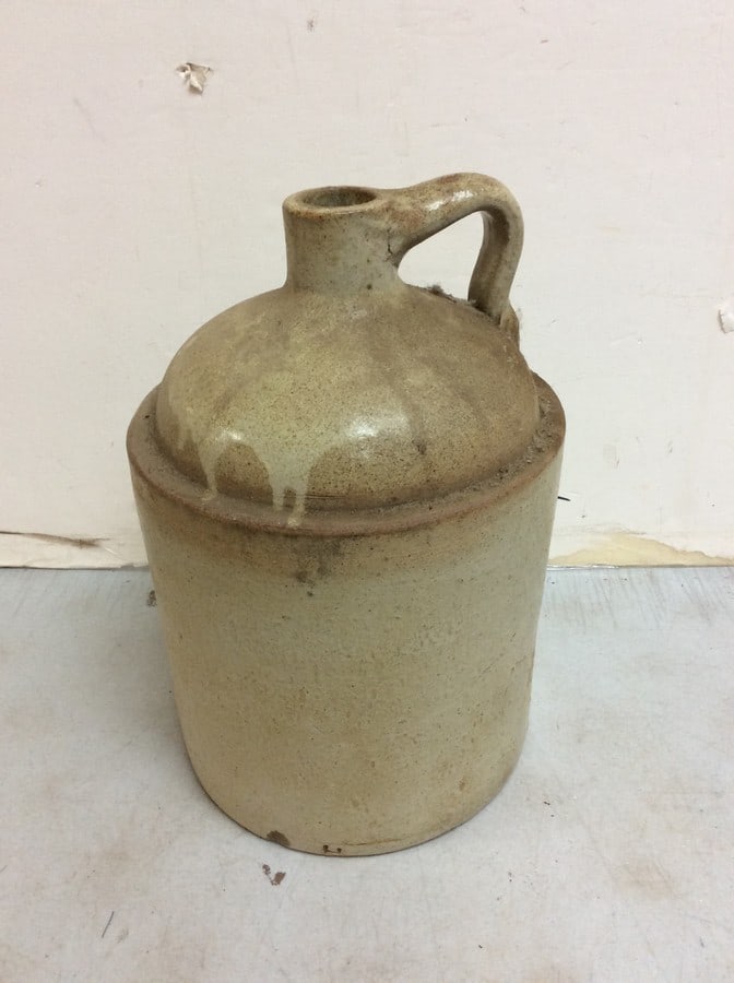 Vintage Stoneware Jug (14in Tall): Vintage Stoneware Jug (14in Tall)