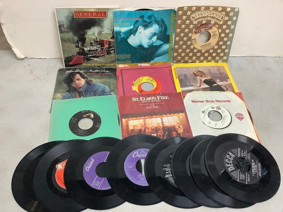 Vintage 45's (Jack Wagoner, Casa Blanca, Blondie, and more): Vintage 45's (Jack Wagoner, Casa Blanca, Blondie, and more)