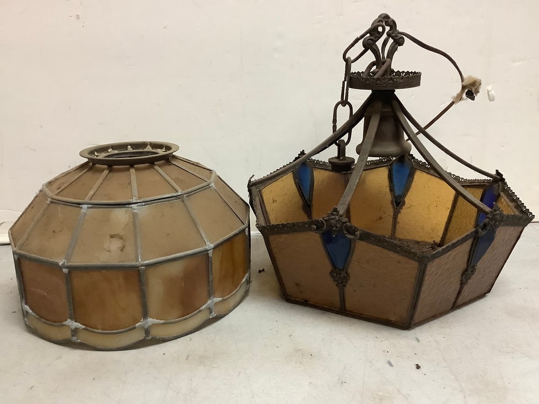 Decorative Stained Glass Light Fixtures(Tallest - 12in): Decorative Stained Glass Light Fixtures(Tallest - 12in)