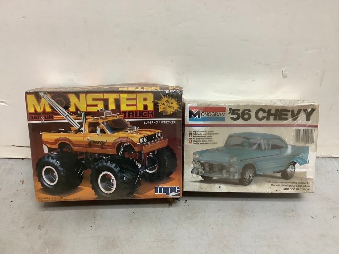 Monster Oatsun Truck Scale Model Kit, '56 Chevy Scale Model Kit (1 of 1)