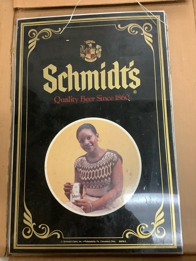 Schmidt's quality beer since 1860 wall hanging decor(12in.x18in.): Schmidt's quality beer since 1860 wall hanging decor(12in.x18in.)