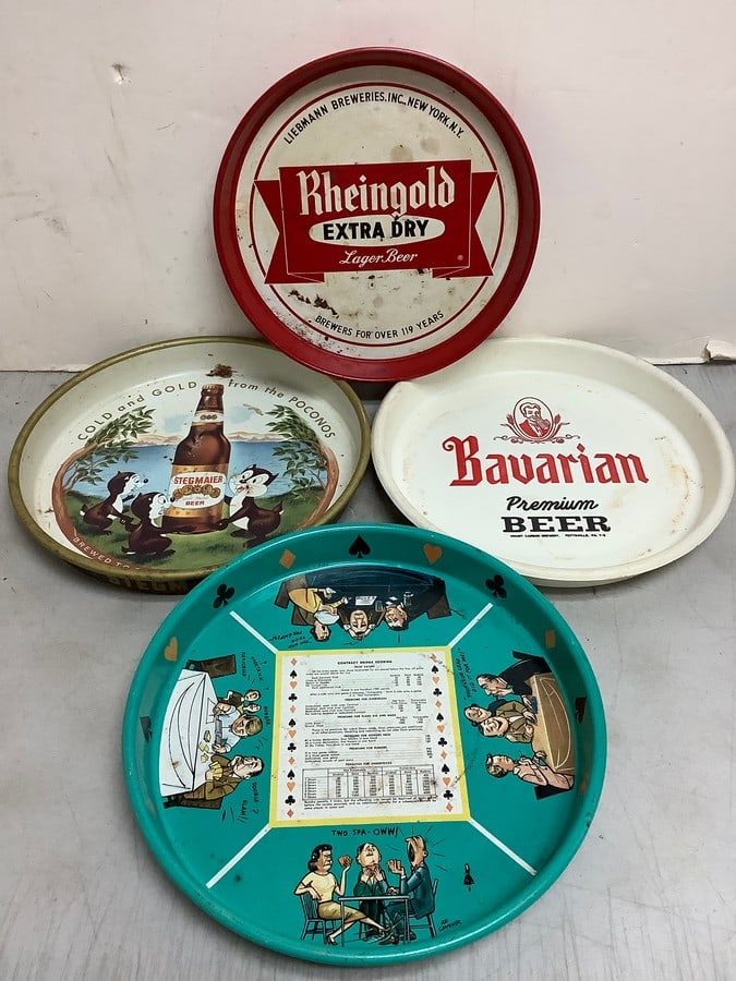 Beer Trays (Bavarian, Rheingold, etc.-13in.longest): Beer Trays (Bavarian, Rheingold, etc.-13in.longest)