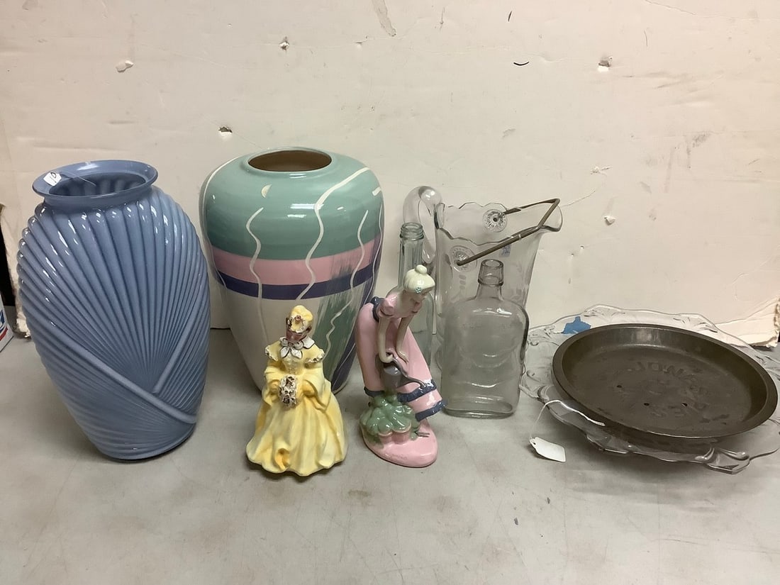 Decorative Ceramic Vases, Statues, Glass Pitchers/Bottles and more(Tallest - 12.75in) (1 of 1)