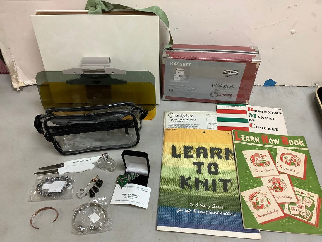 Ikea Kassett organizer box, costume jewelry, and more (1 of 1)