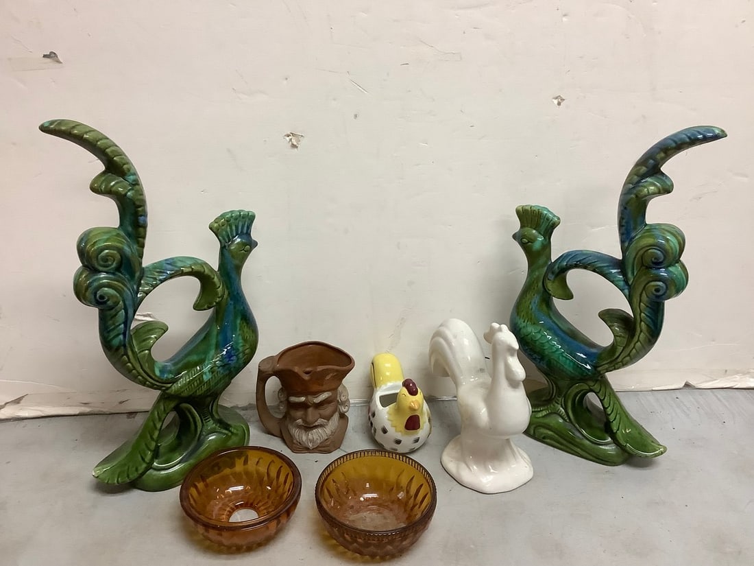 Decorative Ceramic Statues, Vintage Toby Mug, and more (Tallest - 16.5in) (1 of 1)