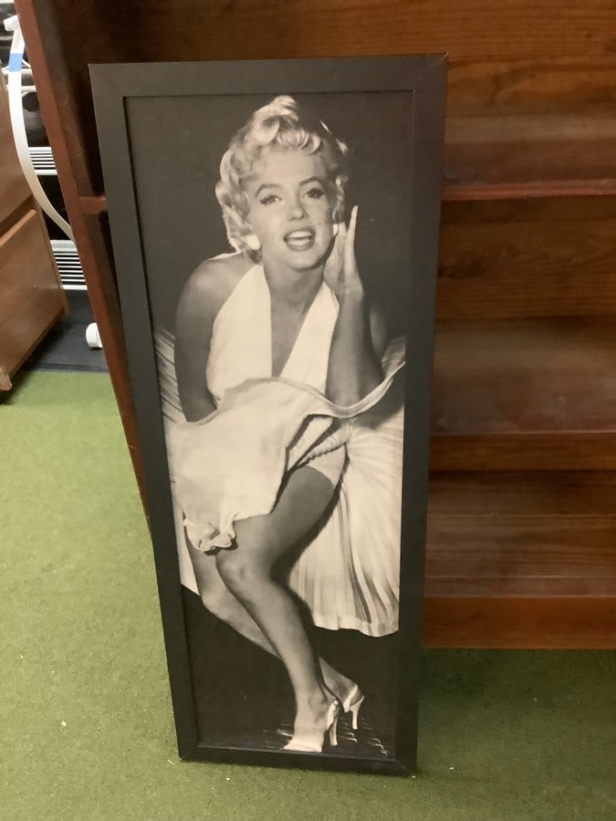 Marilyn Monroe framed art print wall decor(14in.x38in.) (1 of 1)