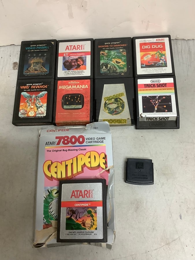 Vintage Atari games(MegaMania, Dig Dug, Trick Shot, and more) (1 of 1)