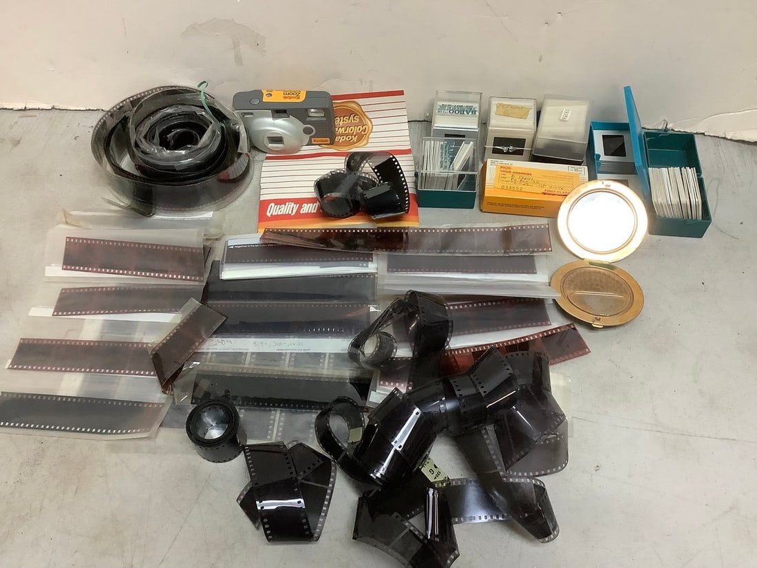 Vintage photo slides, negatives, Kodak camera, and more (1 of 1)