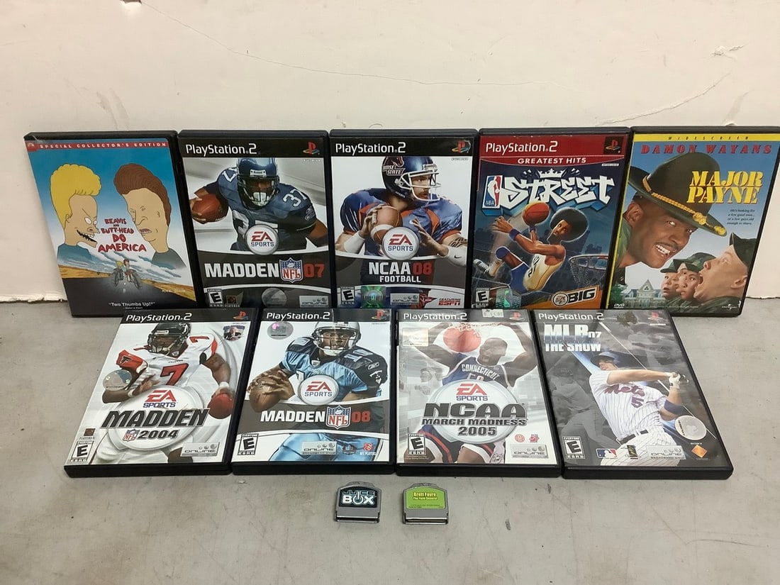Various DVD's and games(Beavis and Butthead, Major Payne, and more) (1 of 1)