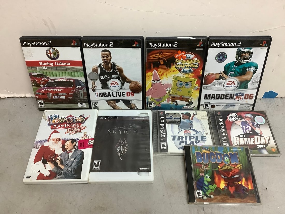 Playstation games(Triple Play, Madden 06, NBA Live 09, and more): Playstation games(Triple Play, Madden 06, NBA Live 09, and more)