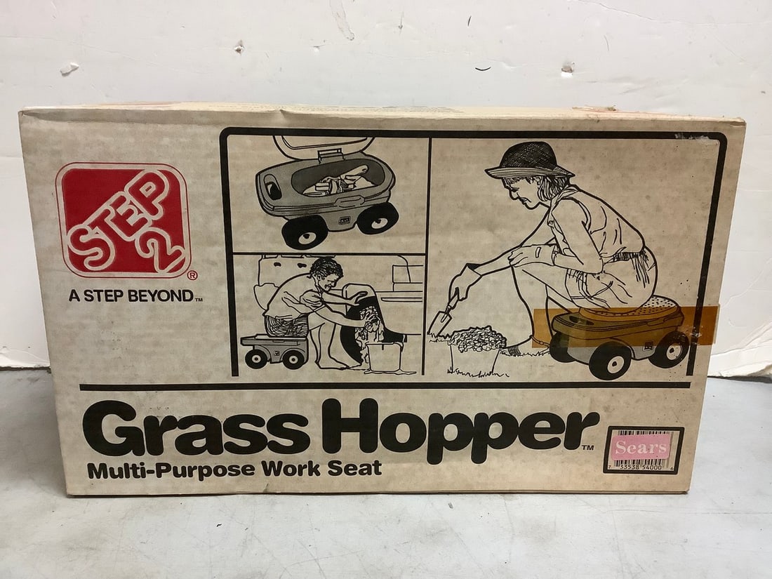 Vintage Grasshopper Multi-Purpose Work Seat (1 of 1)