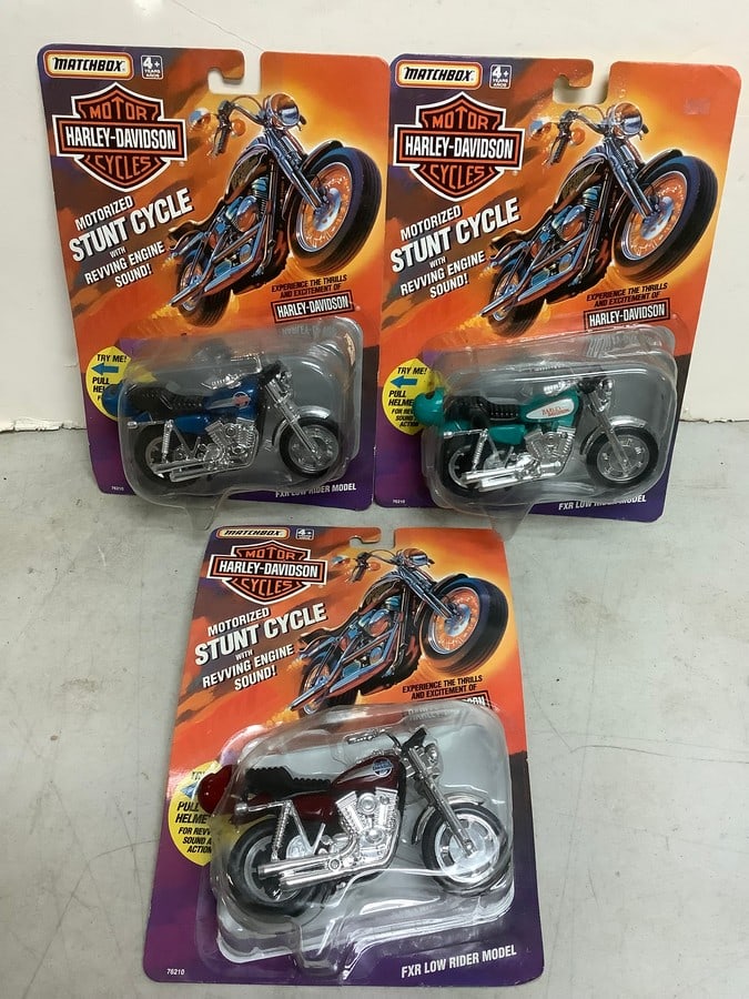 Harley Davidson matchbox motorcycles (1 of 1)