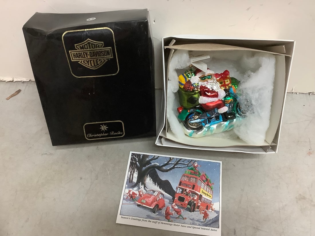 Vintage Harley Davidson Christmas ornament: Vintage Harley Davidson Christmas ornament
