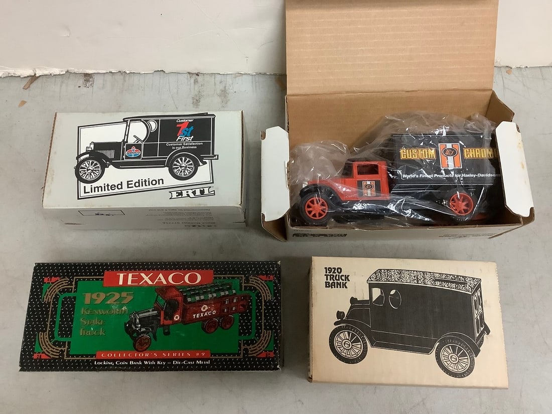 Vintage collectible models and 1920 truck bank(Texaco, ERTL, and more) (1 of 1)