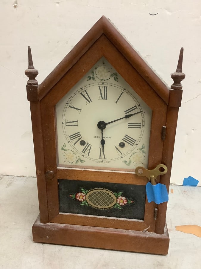 Seth Thomas clock(14.5in.tall) (1 of 1)