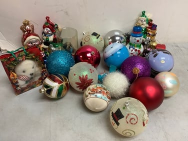Various Christmas Ornaments