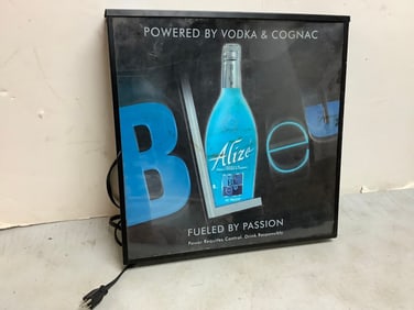 Bleu Vodka & Cognac Light Up Sign (18inx18in)