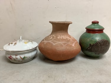 Ceramic Containters and Planter (Tallest - 6.25in)