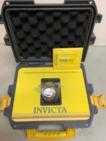 Invicta watch in case with warranty papers